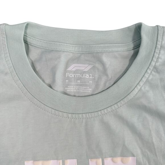 Formula 1 Women's Green Floral Slogan T Shirt Size M - Picture 5 of 6